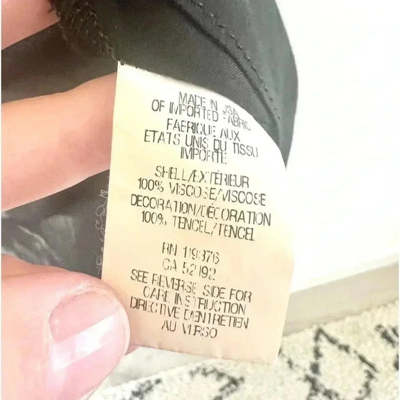 Helmut Lang Black Long Sleeve Lightweight Collared Button Front Shirt Sz Medium - Picture 7 of 9